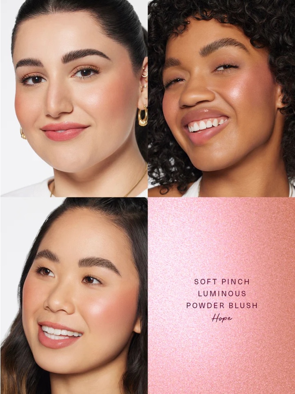 Rare Beauty Soft Pinch Luminous Powder Blush in Hope (nude mauve)  NEW - Picture 6 of 9